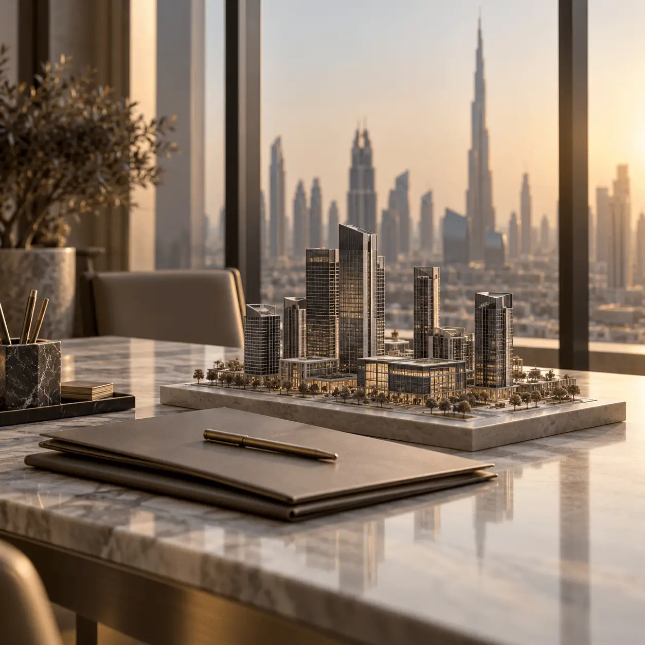 Dubai Frame and modern UAE architecture
