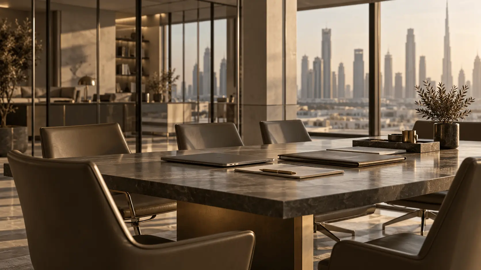 Dubai commercial district and business growth